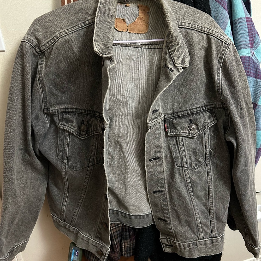 Levi's Gray Denim Jacket